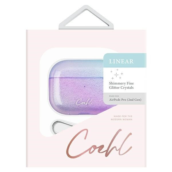 Uniq Coehl Linear-deksel for AirPods Pro 2 Stardust