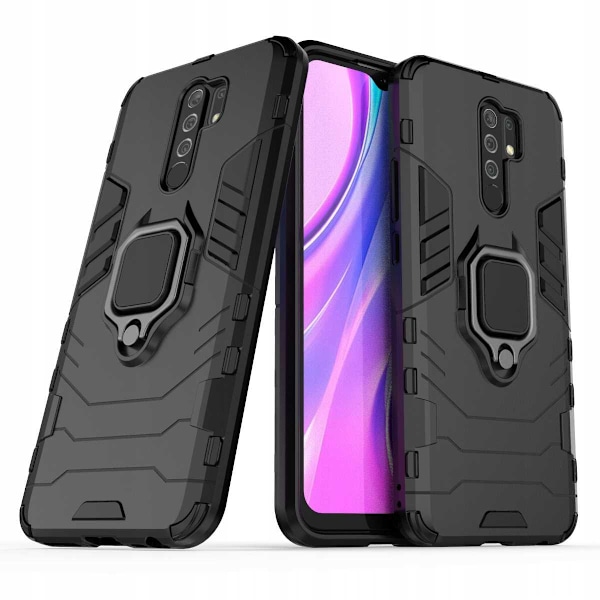 Spacecase Case Cover Till Xiaomi Redmi 9 Sc X-Ring Svart