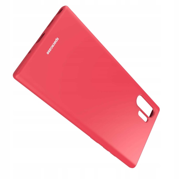 Spacecase Silikonfodral För Samsung Galaxy Note 10+ Rött Skydd