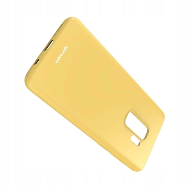 Spacecase Silikonfodral Galaxy S9+ Fodral Gul