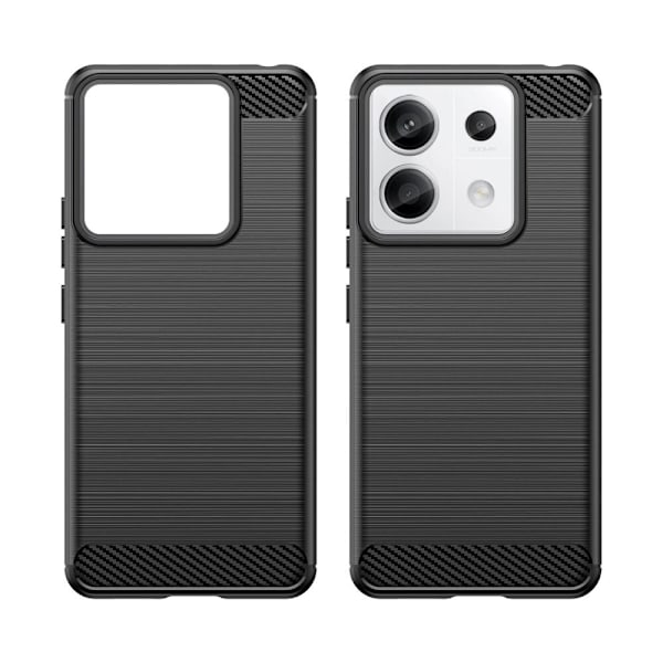 CARBON CASE TIL XIAOMI REDMI NOTE 13 5G - SORT