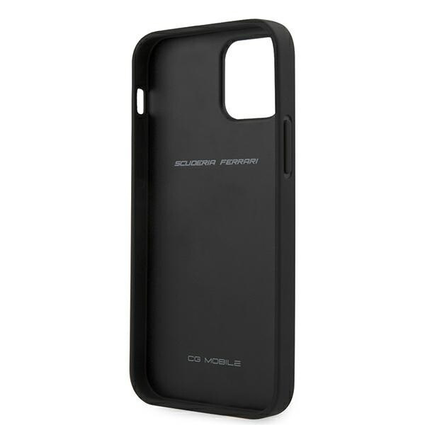 FERRARI ON TRACK PERFORERET ETUI TIL IPHONE 12 PRO MAX - SORT