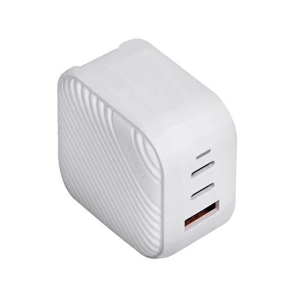 Uniq Verge Pro 66W GaN USB-C vegglader - hvit