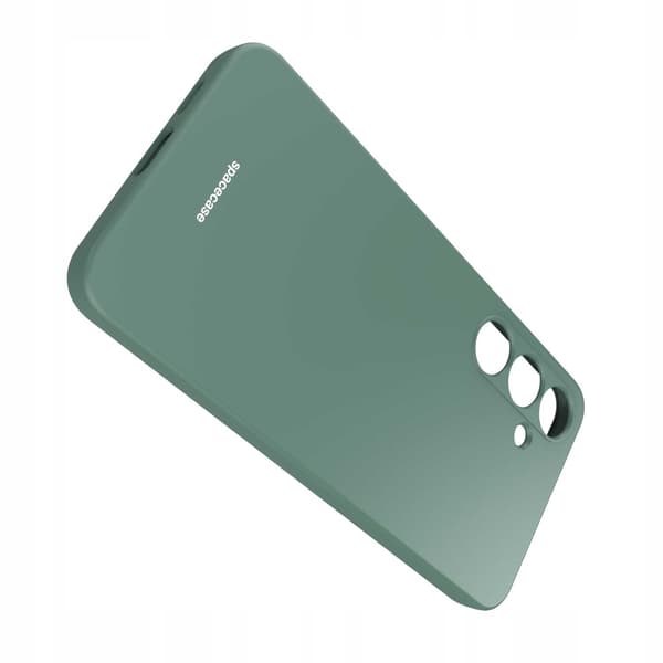 Spacecase Silikonfodral För Samsung Galaxy S24+ Mörkgrön