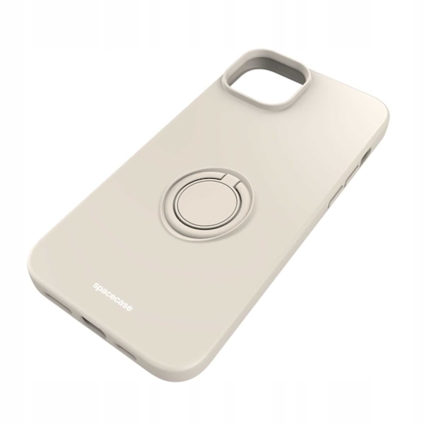 Spacecase Silikon Ringfodral För Iphone 15 Plus Bone Case