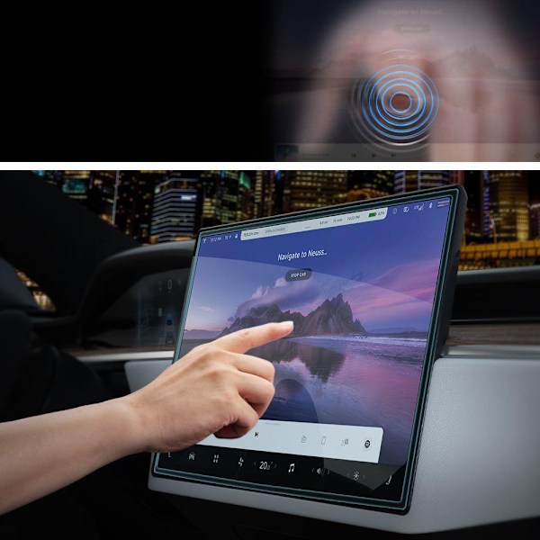 HÆRDET GLAS SPIGEN GLAS.TR "EZ FIT" TESLA MODEL X 2022 / MODEL S 2021 SORT