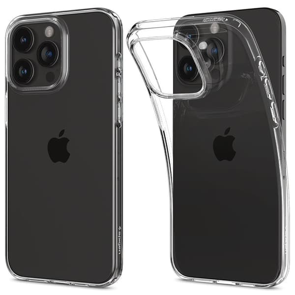 Spigen Crystal Flex, krystallklar - iPhone 15 Pro