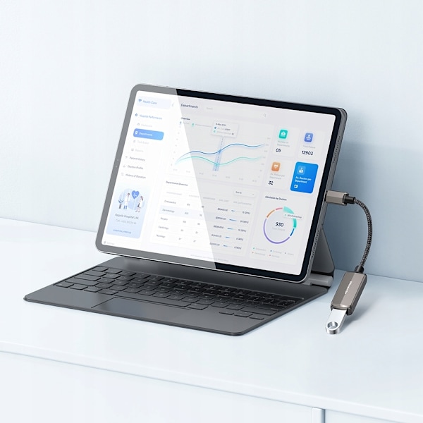 MCDODO ADAPTER LYNADAPTER USB 3.0 OTG-KABEL IPHONE-LADDNING