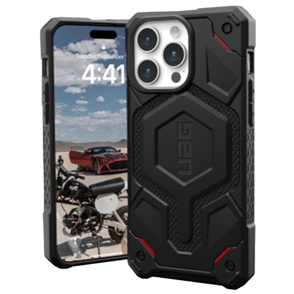 UAG CASE CASE COVER MED MAGSAFE TIL IPHONE 15 PRO BLACK