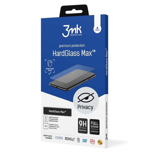 APPLE IPHONE 11 SORT - 3MK HARDGLASS MAX PRIVACY