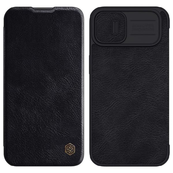 NILLKIN CASE CAMERA COVER TIL IPHONE 14+ SORT