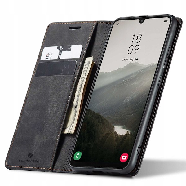 Spacecase Plånboksfodral Till Samsung Galaxy A34 5G Svart Skydd