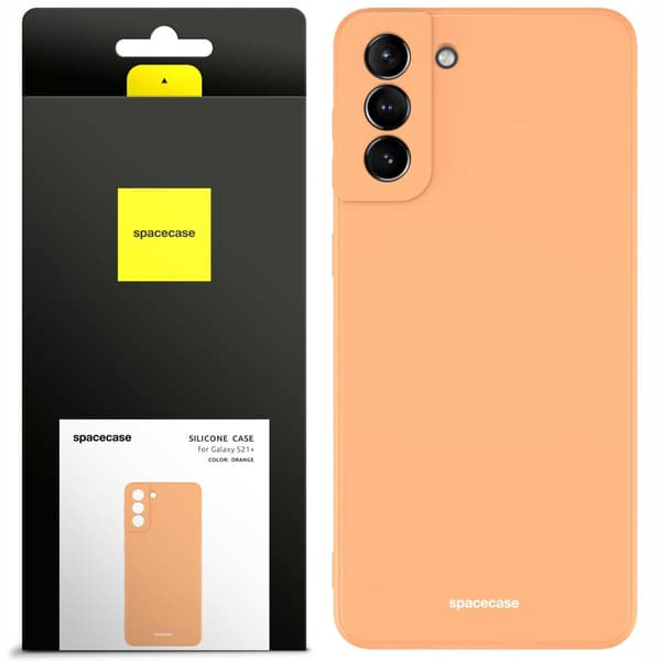 Spacecase Silikonecase För Galaxy S21+ Case Orange