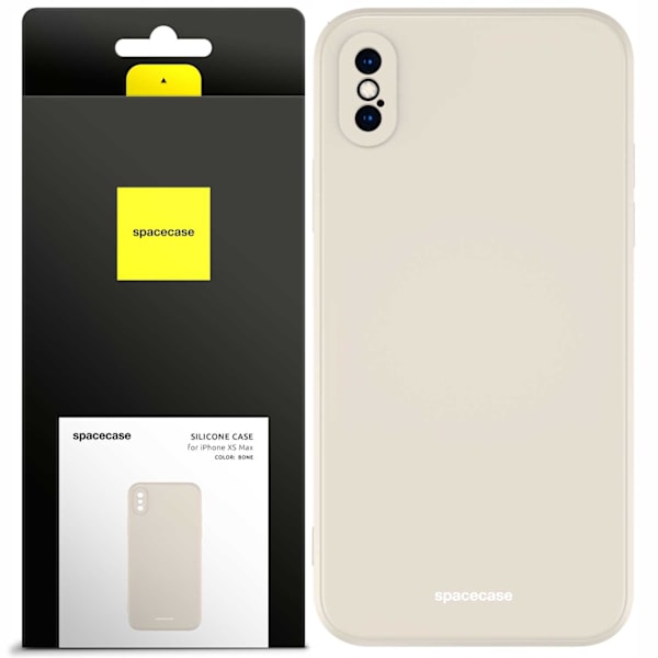 Spacecase Silikonfodral För Iphone Xs Max Bone