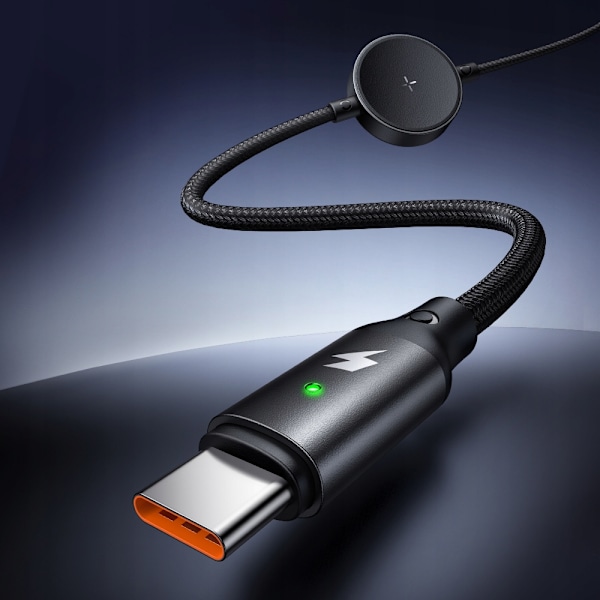 MCDODO INDUKTIV LADDARE FÖR SAMSUNG GALAXY WATCH 2IN1 USB-C KABEL FÖR BÄRBAR DATOR