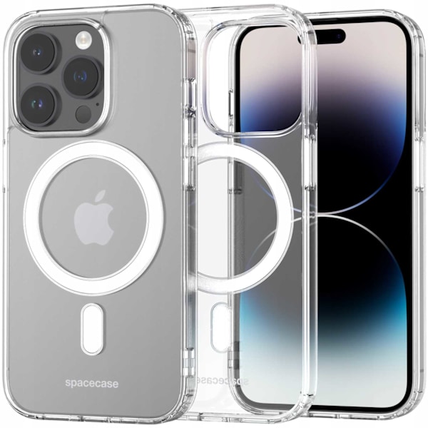 Spacecase Clear Mag-Fodral För Iphone 14 Pro Max För Magsafe Transparent