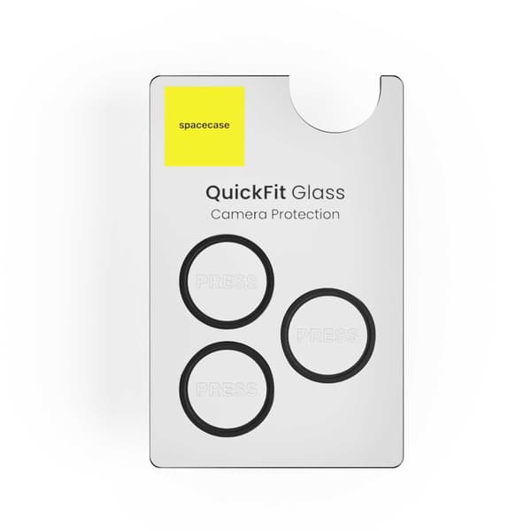 Spacecase Härdat Glas Quickfit-Kamera För Iphone 16 Pro Max Black