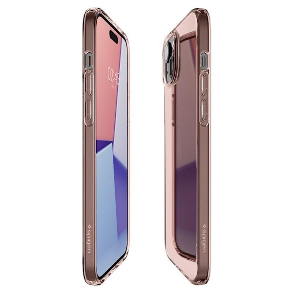 Spigen Crystal Flex, rosa krystall - iPhone 15 Plus