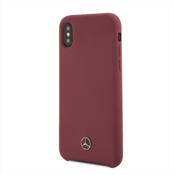 Mercedes MEHCPXSILRE iPhone X/ Xs hårt fodral rött/ed