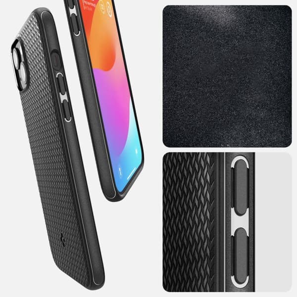 SPIGEN MAG ARMOR MAGSAFE IPHONE 15 MATT SVART