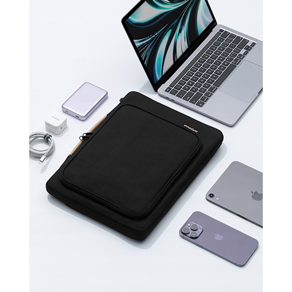 INNOSTYLE 14" LAPTOPVÄSKA VATTENTÄTT FODRAL OMNIPROTECT SVART