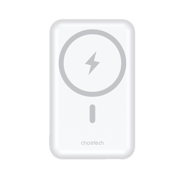 CHOETECH B663 10000MAH 20W MAGSAFE USB-A / USB-C POWERBANK - HVID
