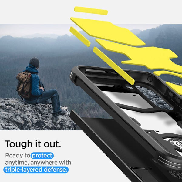 SPIGEN TOUGH ARMOR GALAXY S23 SVART
