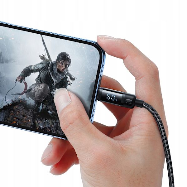 MCDODO LADDARE USB LIGHTNING-KABEL SNABBLADDNING IPHONE 1M LED