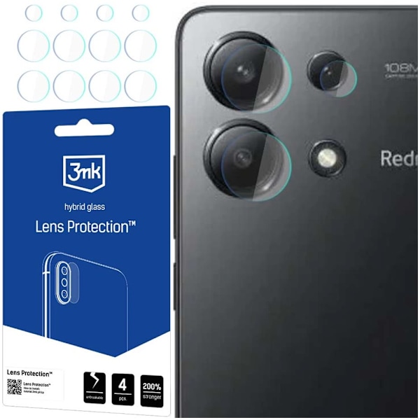 3mk Lens Protection™ hybrid kameraglass for Xiaomi Redmi Note 13 4G