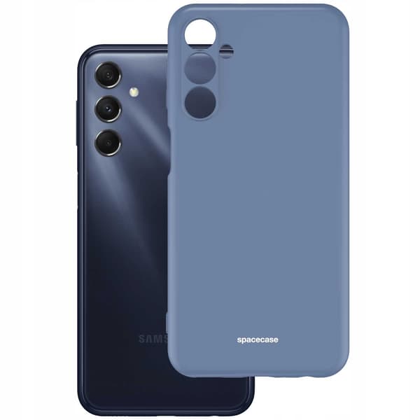 Rymdfodral Silikonskydd För Samsung Galaxy M34 Blå