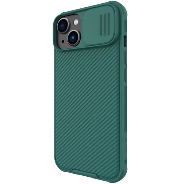 NILLKIN CASE CAMERA COVER TIL IPHONE 14+ GRØN