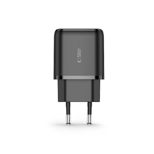 TECH-PROTECT C20W 2-PORTS NETVÆRKSOPLADER PD20W/QC3.0 SORT