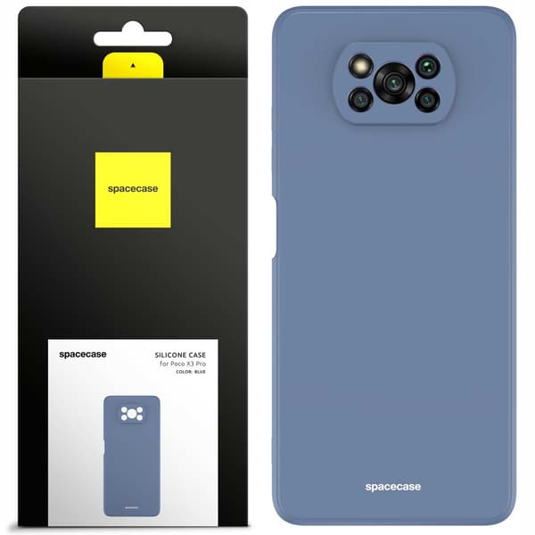 Spacecase Silikonfodral För Poco X3 Pro Nfc Blåt Skydd