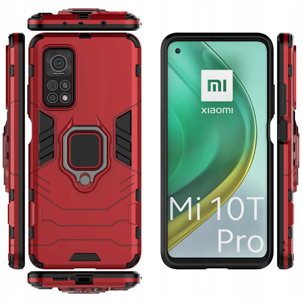 Spacecase X-Ring Fodral För Xiaomi Mi 10T 10T Pro Red