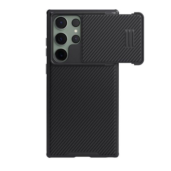 Nillkin CamShield S Magnetic Case Deksel til Samsung Galaxy S23 Ultra med MagSafe og kamerabeskyttelse svart
