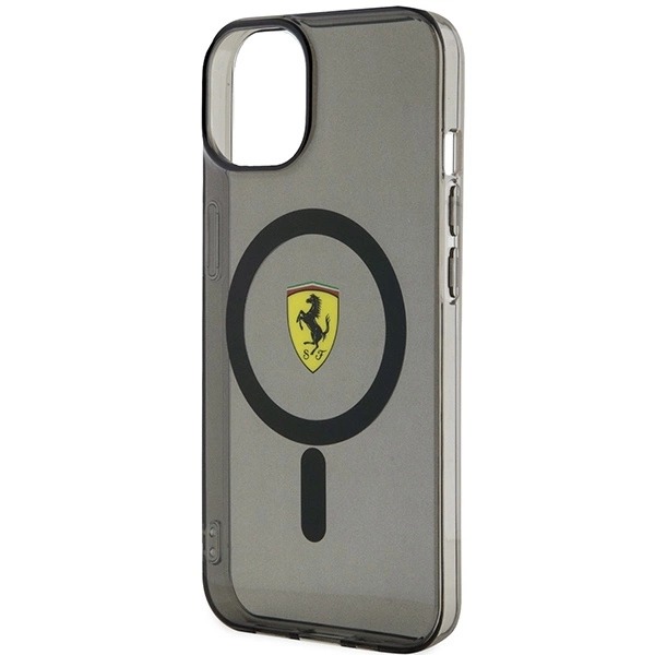FERRARI TRANSLUCENT MAGSAFE ETUI TIL IPHONE 14 - SORT