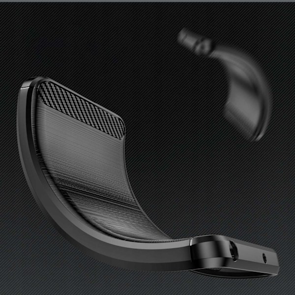 Spacecase Cover Carbon Cover Till Telefon X Cover 7 Svart