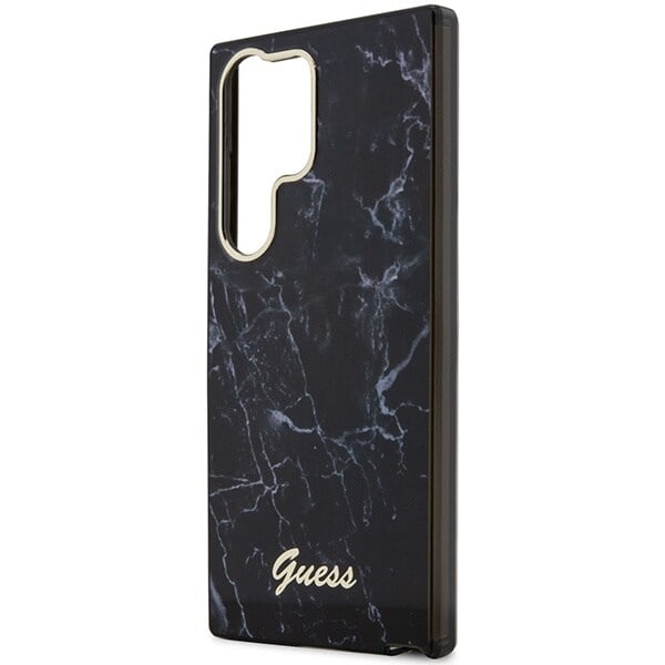 Guess GUHCS23LPCUMAK S23 Ultra S918 Veske - Svart marmor