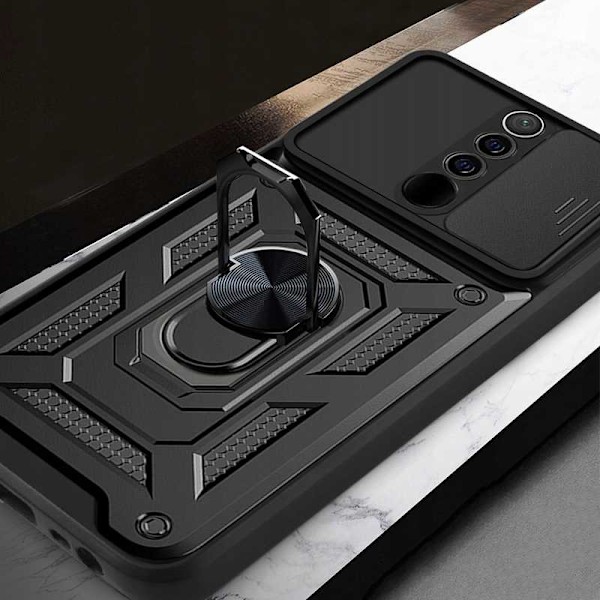 Rymdfodral För Xiaomi Redmi 9 Camring Svart