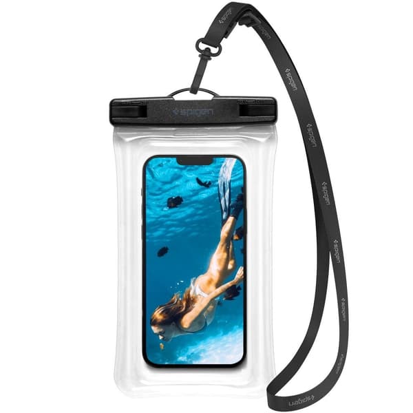 SPIGEN A610 UNIVERSAL VANNTETT FLYTEKASSE KRYSTALLKLAR