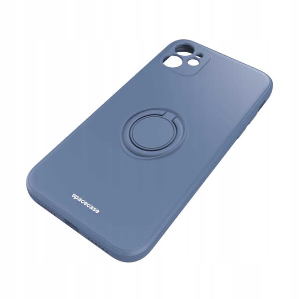 Spacecase Silikonringsfodral För Iphone 11 Blå