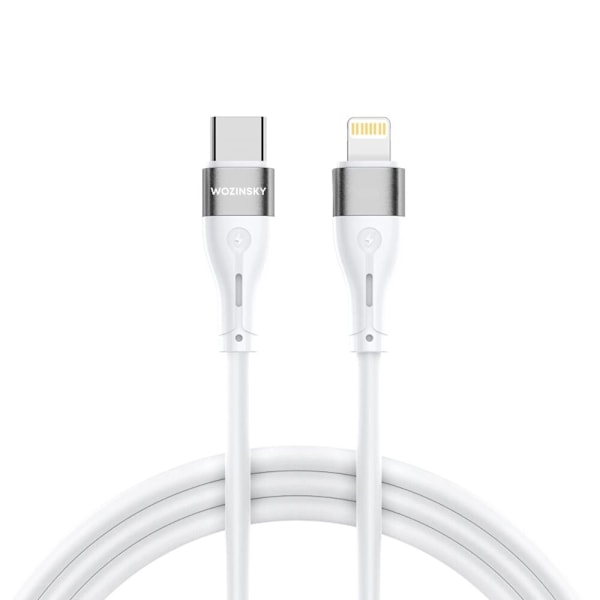 Wozinsky WSTCL2 Lightning / USB-C PD 27W kabel 2 m - hvit