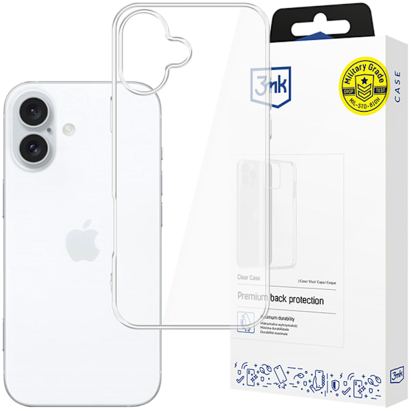 APPLE IPHONE 16 - 3MK CLEAR CASE