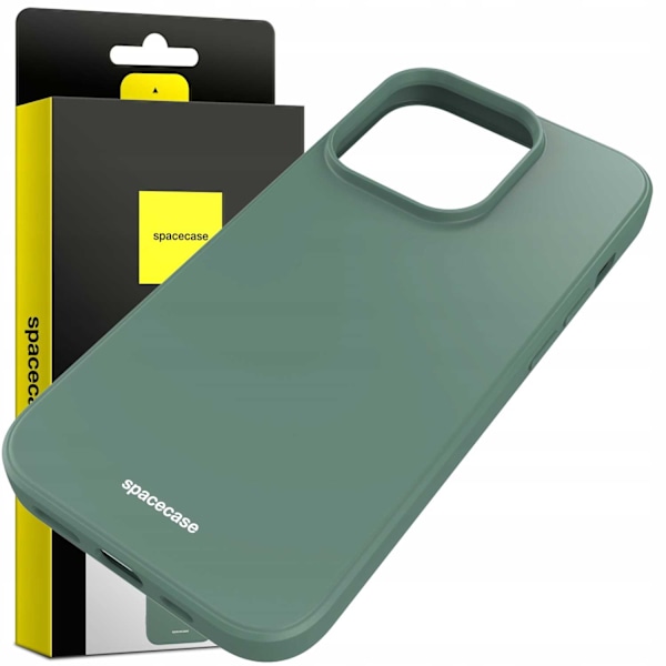 Spacecase Silikonfodral För Iphone 14 Pro Max Mörkgrön