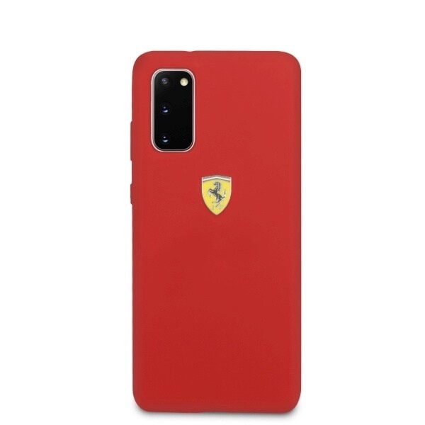 Ferrari Hardcase FESSIHCS62RE S20 G980 rød/rød silikon