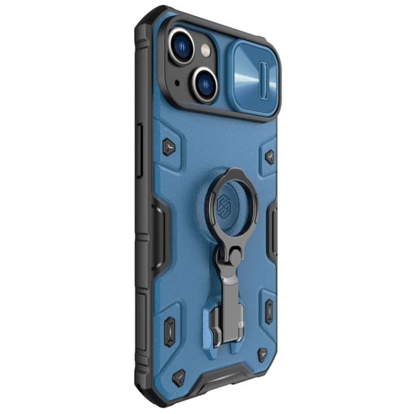 NILLKIN CASE COVER RING STATIV TIL IPHONE 14+ BLÅ