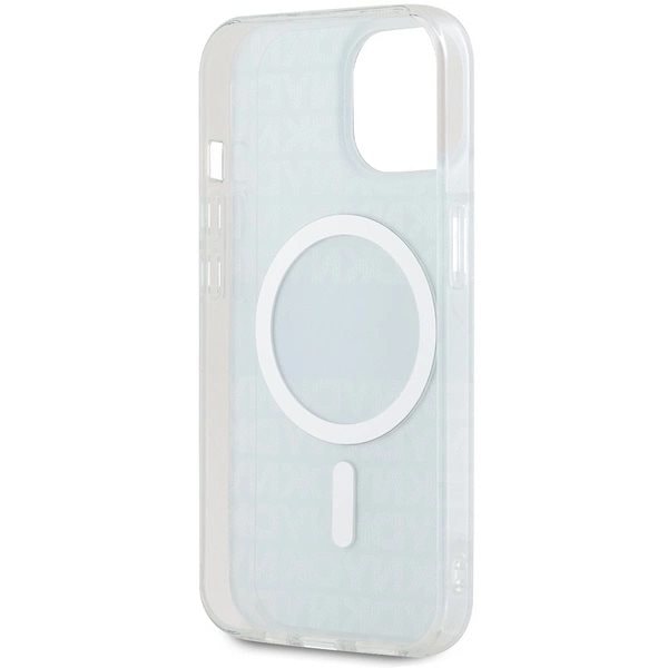 DKNY IML Mono & Stripe MagSafe Beskyttelsesveske for iPhone 15/14/13 - Blå