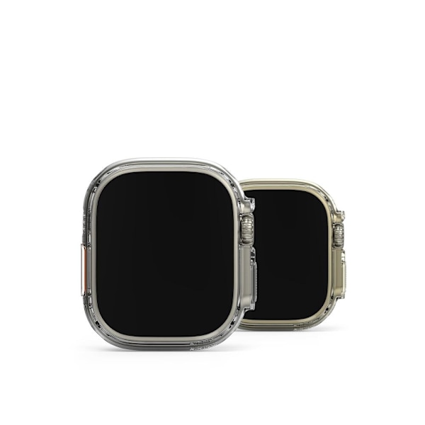 RINGKE SLIM 2-PAK APPLE WATCH ULTRA 1/2 (49 MM) KLART & MAT SORT