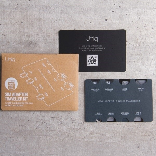 Uniq Sim Adapter Traveler Kit 7-i-1 SIM-kortorganisator
