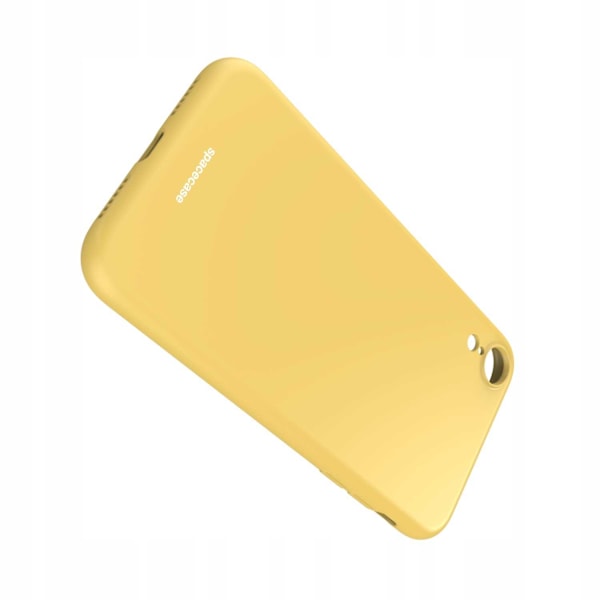 Spacecase Silikonfodral För Iphone Xr Gul Skydd